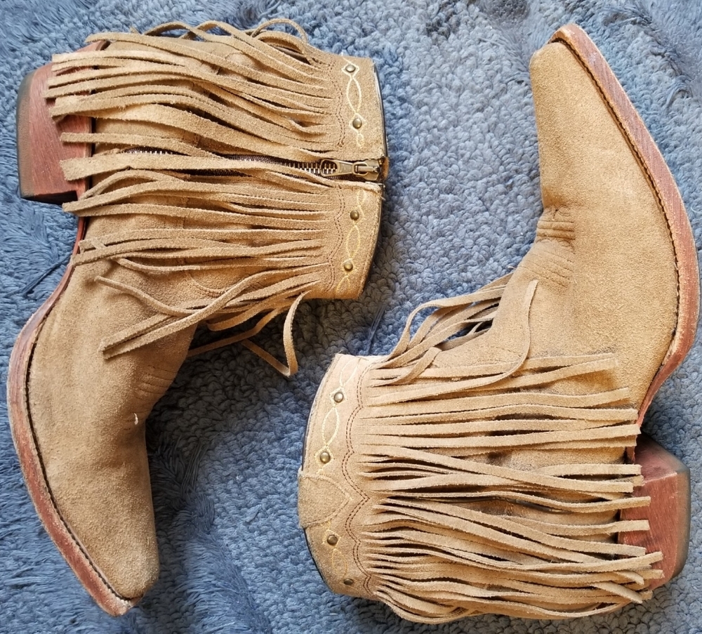 Fringe Booties - image 2